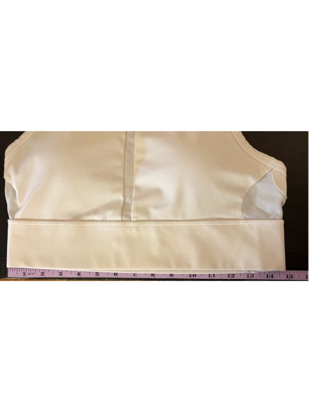 Nike Dri-FIT Indy Light-Support Padded Longline Sports Bra White Large - Picture 5 of 5